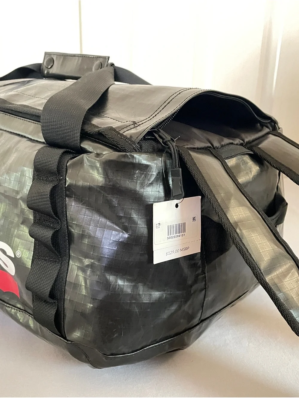 NWT Levi's Weekender Large Duffel Bag, Backpack, Travel Carry On, Black Ripstop